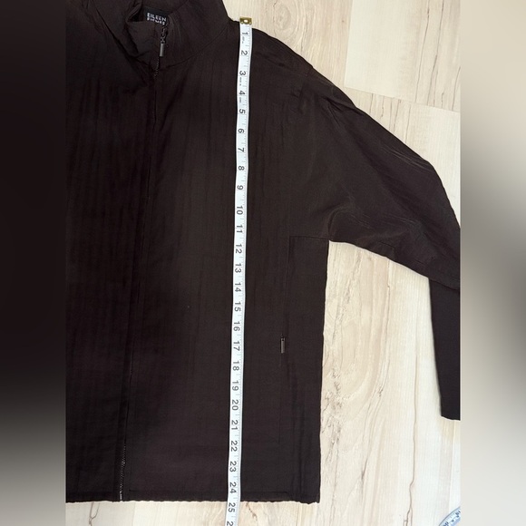 Eileen Fisher Chocolate Brown Shirt Jacket - Picture 7 of 8
